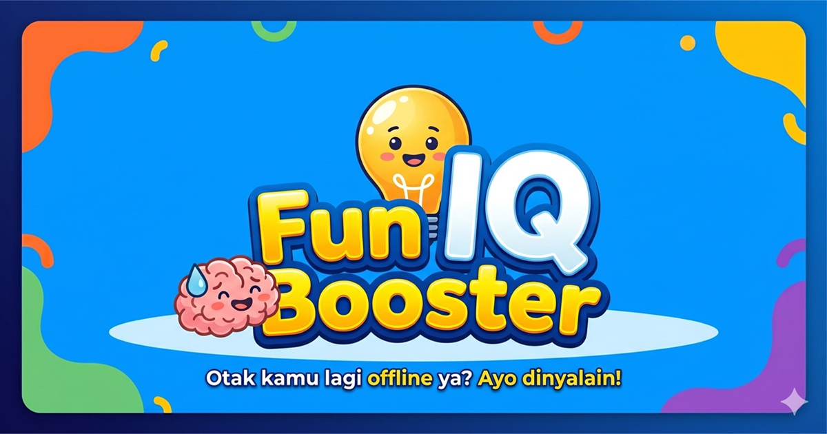Fun IQ Booster - Kuis IQ Lucu yang Bikin Otak Makin Pinter